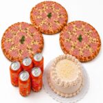 Cake + Refresco + 3 Pizzas