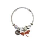 Pulsera Tipo Pandora Acero Inoxidable M388