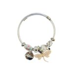 Pulsera Tipo Pandora Acero Inoxidable M389