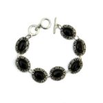 Pulsera Acero y Piedra Preciosa I242