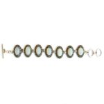 Pulsera Acero y Piedra Preciosa I244