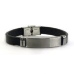 Pulsera Cuero y Acero C063
