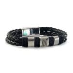 Pulsera Cuero y Acero C065