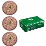 Tres Pizzas Jamón + Caja Cervezas