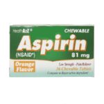 Aspirina sabor a Naranja HealthA2Z