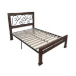 Cama Camera Mixta de Metal y Madera DF6