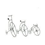 Conjunto Triple de Triciclo Decorativo