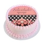 Cake Rosas Felicidades Mamá