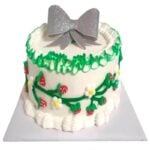 Cake Lazo Plateado Coquett