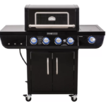 Parrilla 4 quemadores con ventana de vidrio (BBQ)