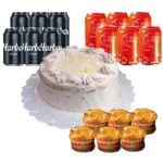 Cake + Refrescos + Cervezas + Magdalenas