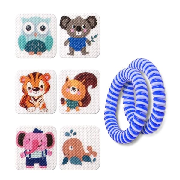 Set Repelente 120 Parches con 2 Pulseras