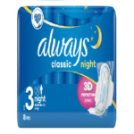 Almohadillas Sanitarias Always Classic Night