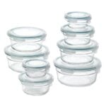 Juego de 16 Piezas de Recipientes de Vidrio
