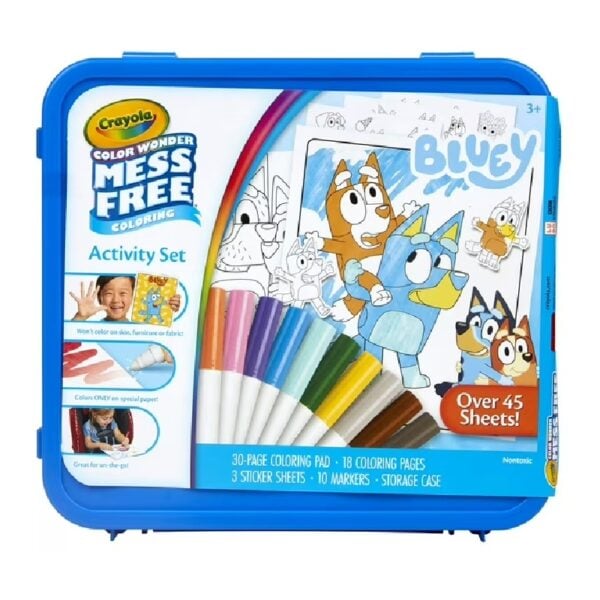 Kit Crayola Color Wonder Bluey