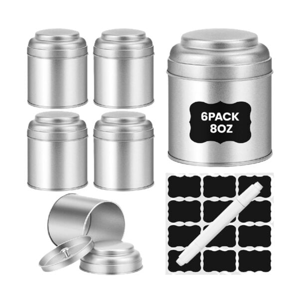 Latas de Té con Tapas Dobles