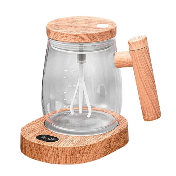 Taza de Vidrio Recargable con Tapa