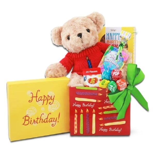 Cesta de Regalo de Feliz Cumpleaños