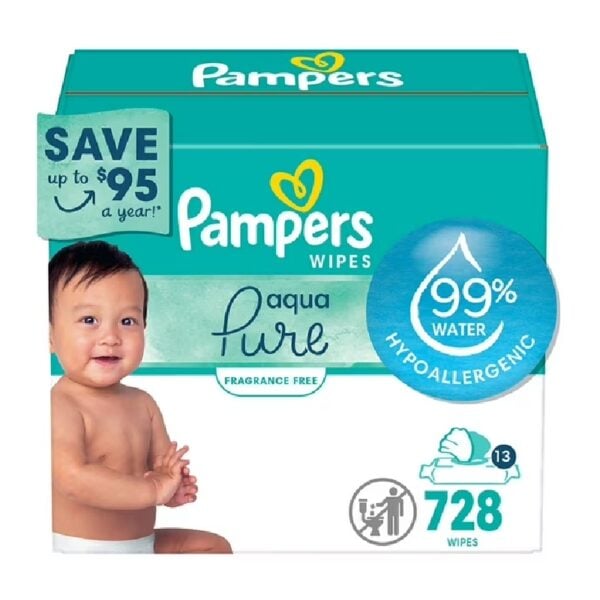 Toallitas Húmedas sin Fragancia 728u