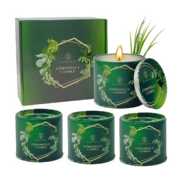Velas de Citronela para Exteriores