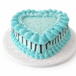 Cake Corazón Aqua